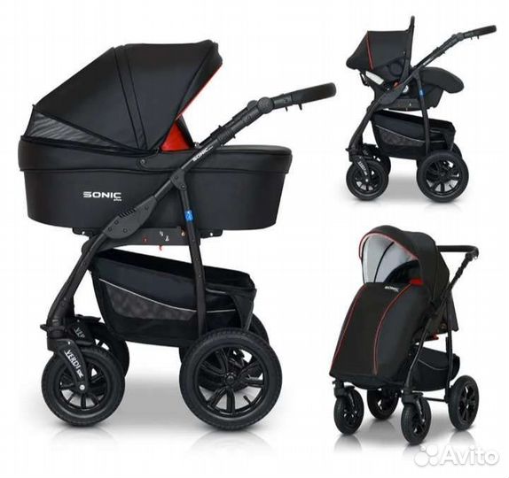 Коляска 3 в 1 verdi sonic plus