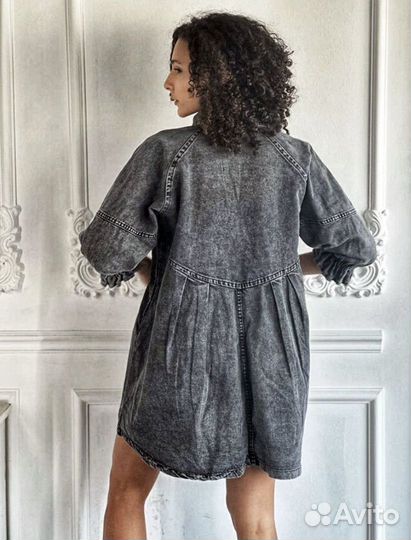 Джинсовое платье