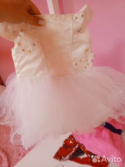 Платье для девочки праздничное 86 92