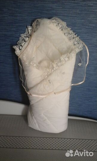 Одеяло конверт на выписку осень-зима