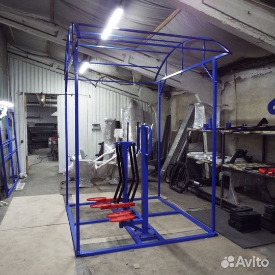 Уличный тренажер лыжный ход AVU037