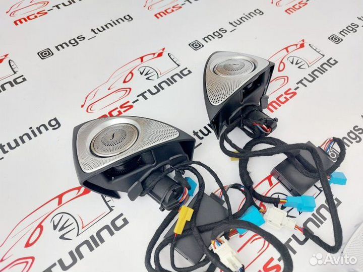 Динамики + Накладки Burmester на S-Class W222