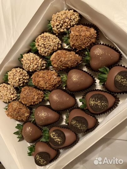 Клубника в шоколаде, дубайский шоколад