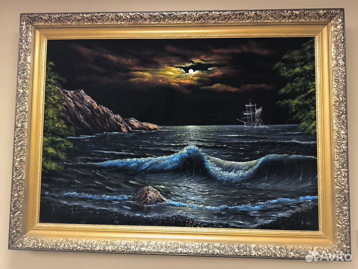 Картина маслом на бархате