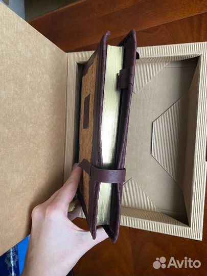 Ежедневник в обложке ручной работы из натуральной