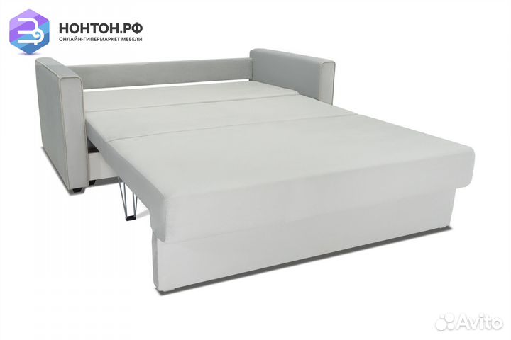 Диван еврокнижка Леон серый