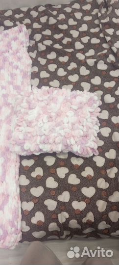 Комплект подушка и плед детский