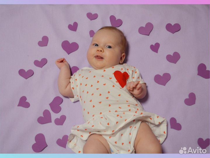 Платье для новорожденной девочки