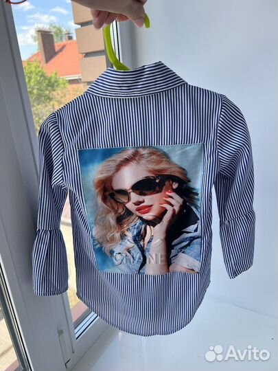 Рубашка для девочки 128-140