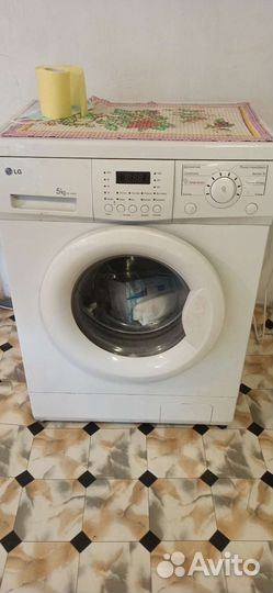Стиральная машина бу lg 5 кг