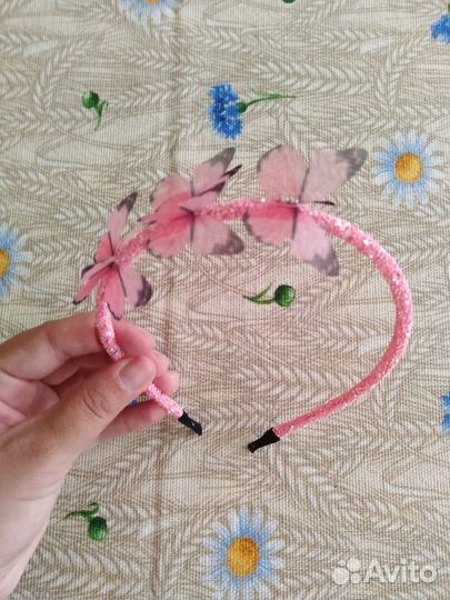 Ободок для волос ручной работы