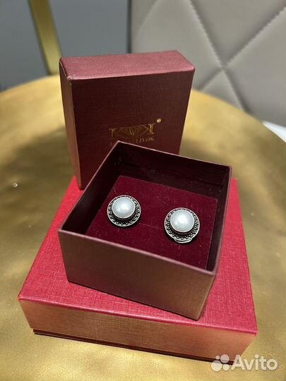 Серьги с жемчугом, новые