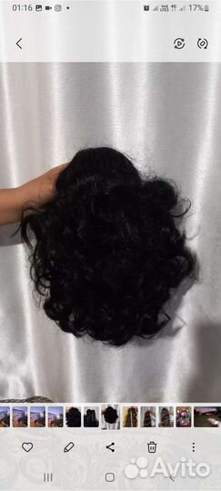 Парик на заколке