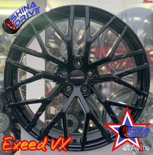 Диски RS Exeed VX R20 5x108 Black Gloss