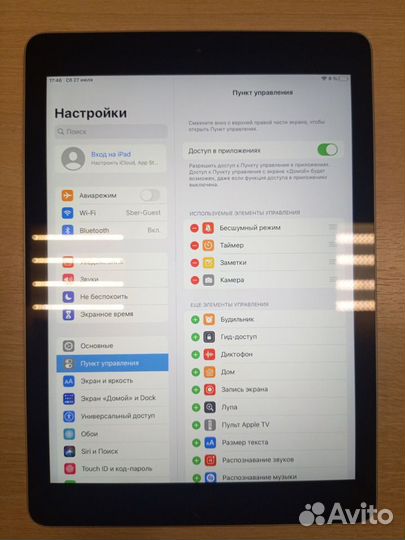 Планшет Apple iPad A1822