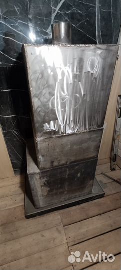 Печь для бани с баком