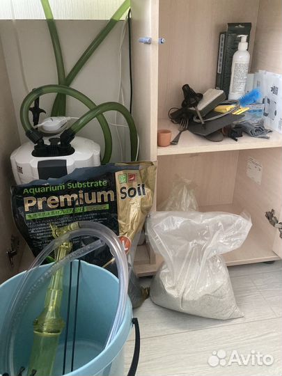 Аквариум (пустой) с тумбой 140л