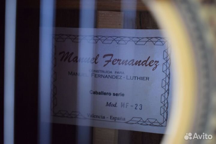 Классическая гитара Manuel Fernandez MF23 Испания