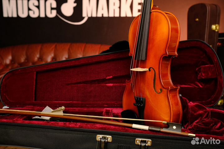 Скрипка Strunal 4/4 + Полный Комплект