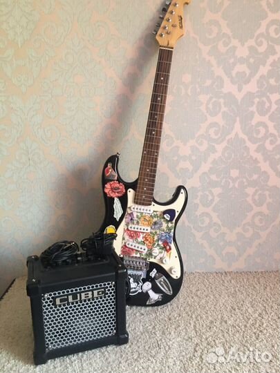 Комбоусилитель и Электрогитара Homage