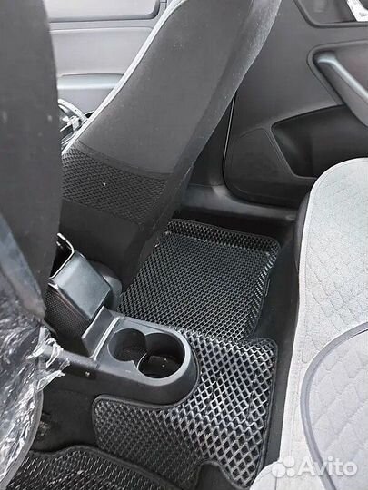 Коврики EVA эва 3D Polo лифтбек Rapid с бортами