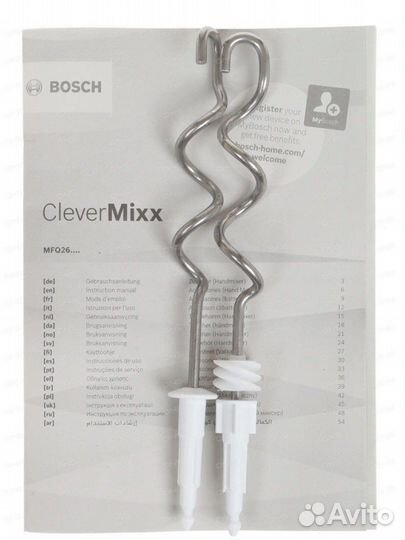 Миксер Bosch clevermixx mfq 2600w