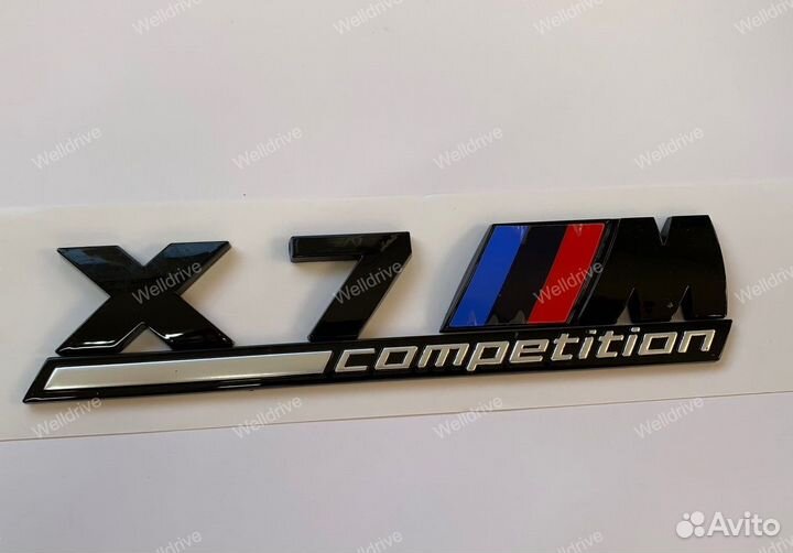 Шильд BMW X3M X4M X5M X6M X7M Competition глянец