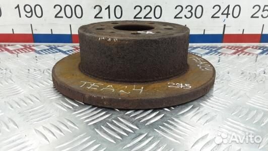 Диск тормозной задний fiat ducato 3 (TEA24LR01)