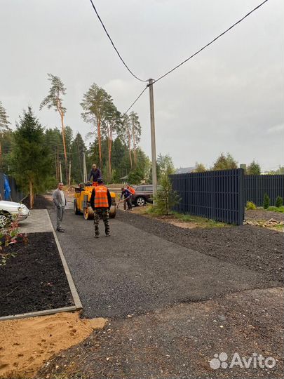 Асфальтовый крошка с укладкой цена за кв. метр