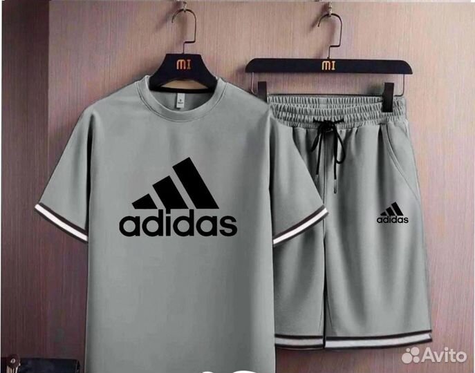 Летний костюм шорты и футболка adidas