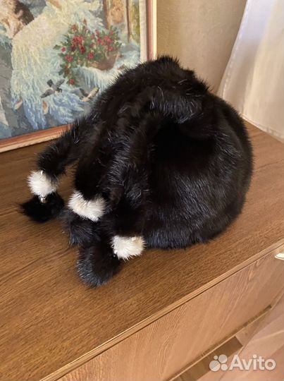 Шапка норковая женская