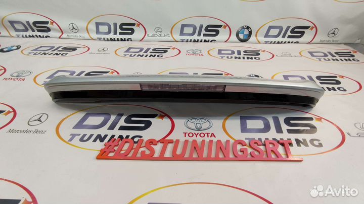 Спойлер Наверх Prado 150 С подсветкой Silver