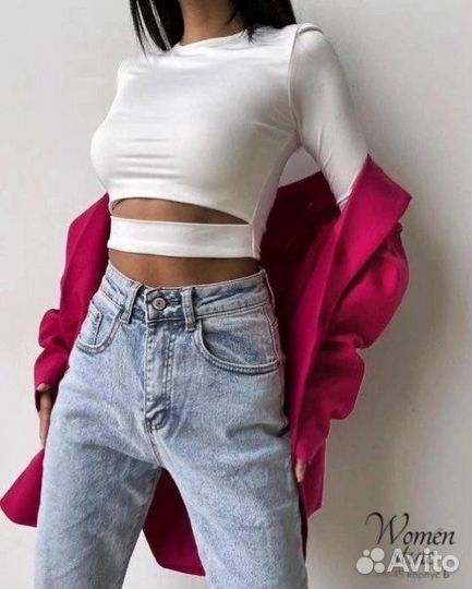 Кроп топ XS, S новый