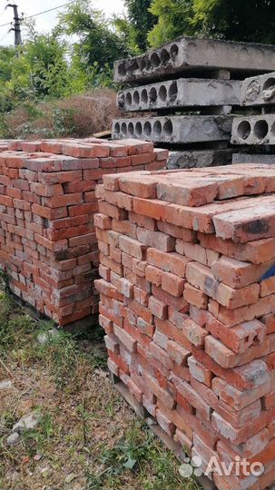 Кирпич красный бу