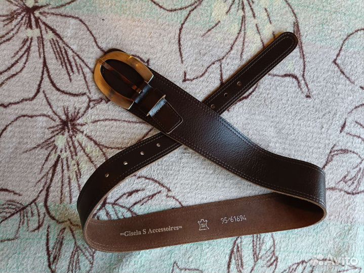 Ремень женский кожаный