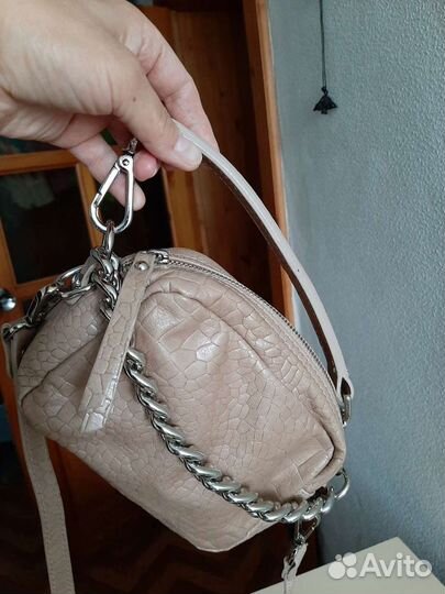 Клатч кожаный