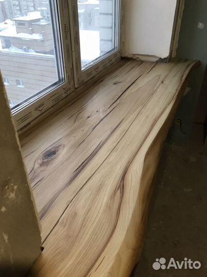 Подоконник деревянный