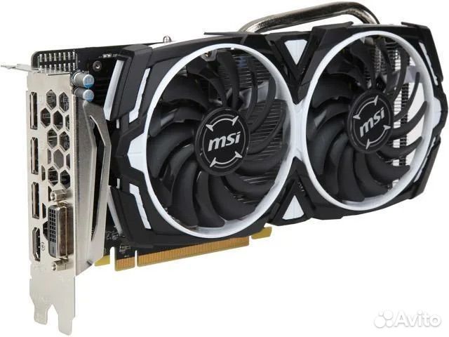 Видеокарта MSI Radeon RX 570 armor 8GB OC