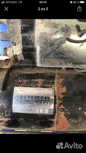 Стартер Daihatsu Materia Toyota bB Duet Passo