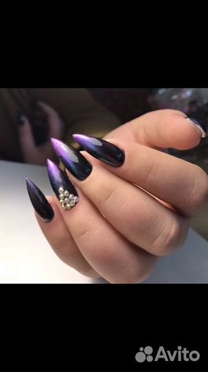 Наращивание ногтей, покрытие