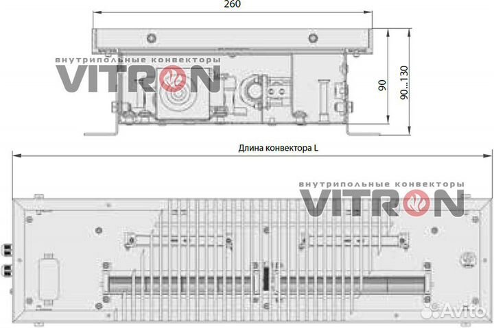 Обогреватель Витрон конвектор электрический