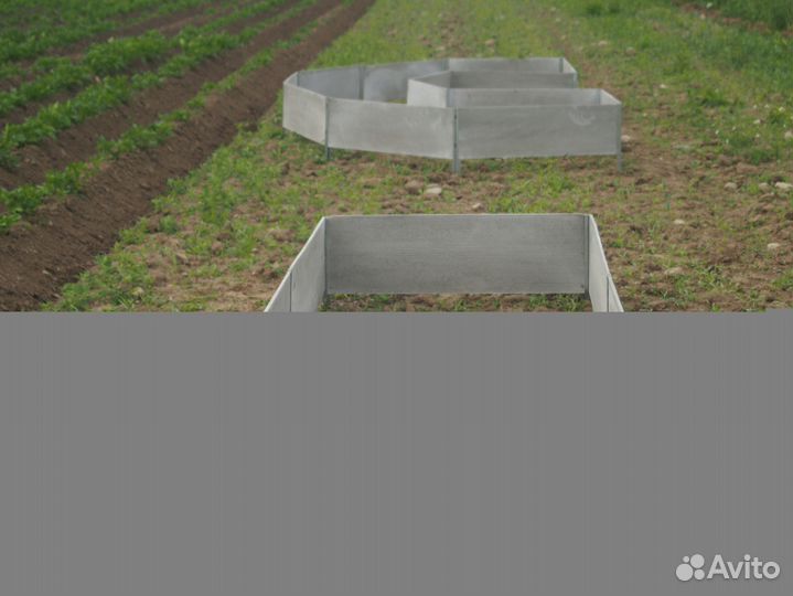 Шифер плоский для грядок