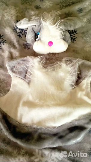 Новогодний костюм зайца и петушка