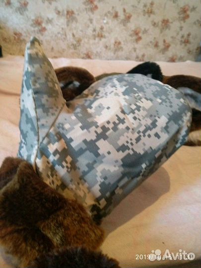 Мужские натуральные варежки