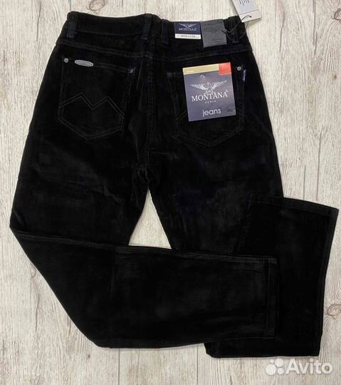 Вельветовые джинсы Montana 4805, черный
