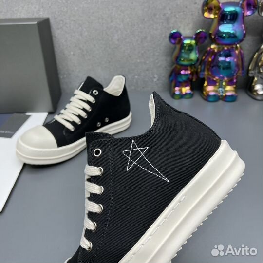 Кеды Rick Owens Pentagram Ramones Low Sneakers