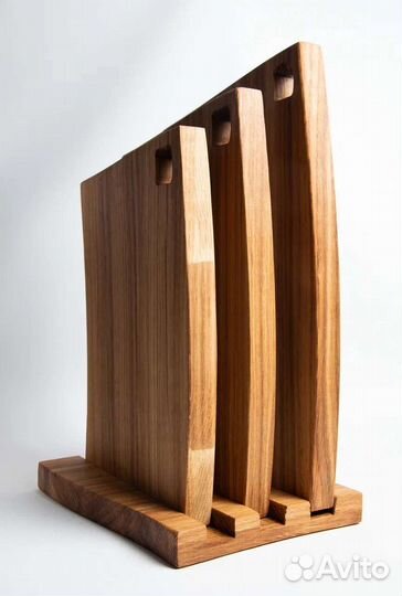Набор разделочных досок из Дуба на подставке