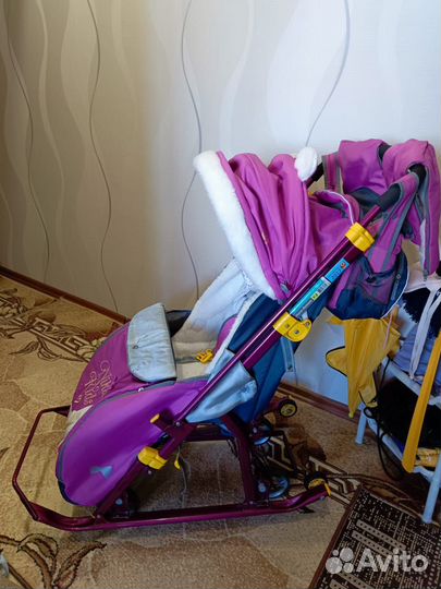 Санки коляска ника 7.2