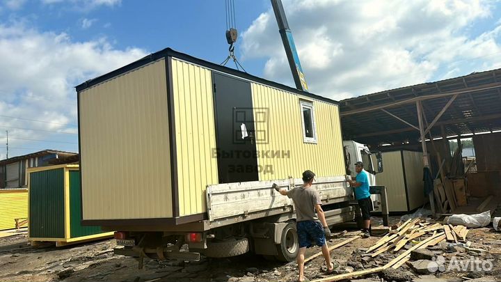 Жилой вагончик блок контейнер привезем за 6 часов