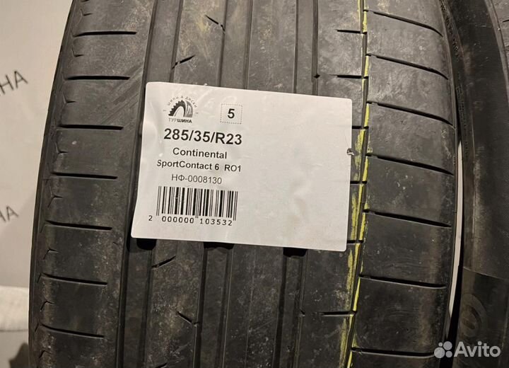 Continental SportContact 6 285/35 R23 94Y